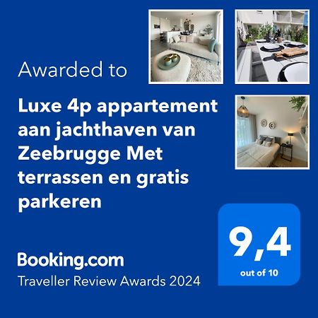 Luxe 4P Appartement Aan Jachthaven Van Zeebrugge Met Terrassen En Gratis Parkeren Exterior foto